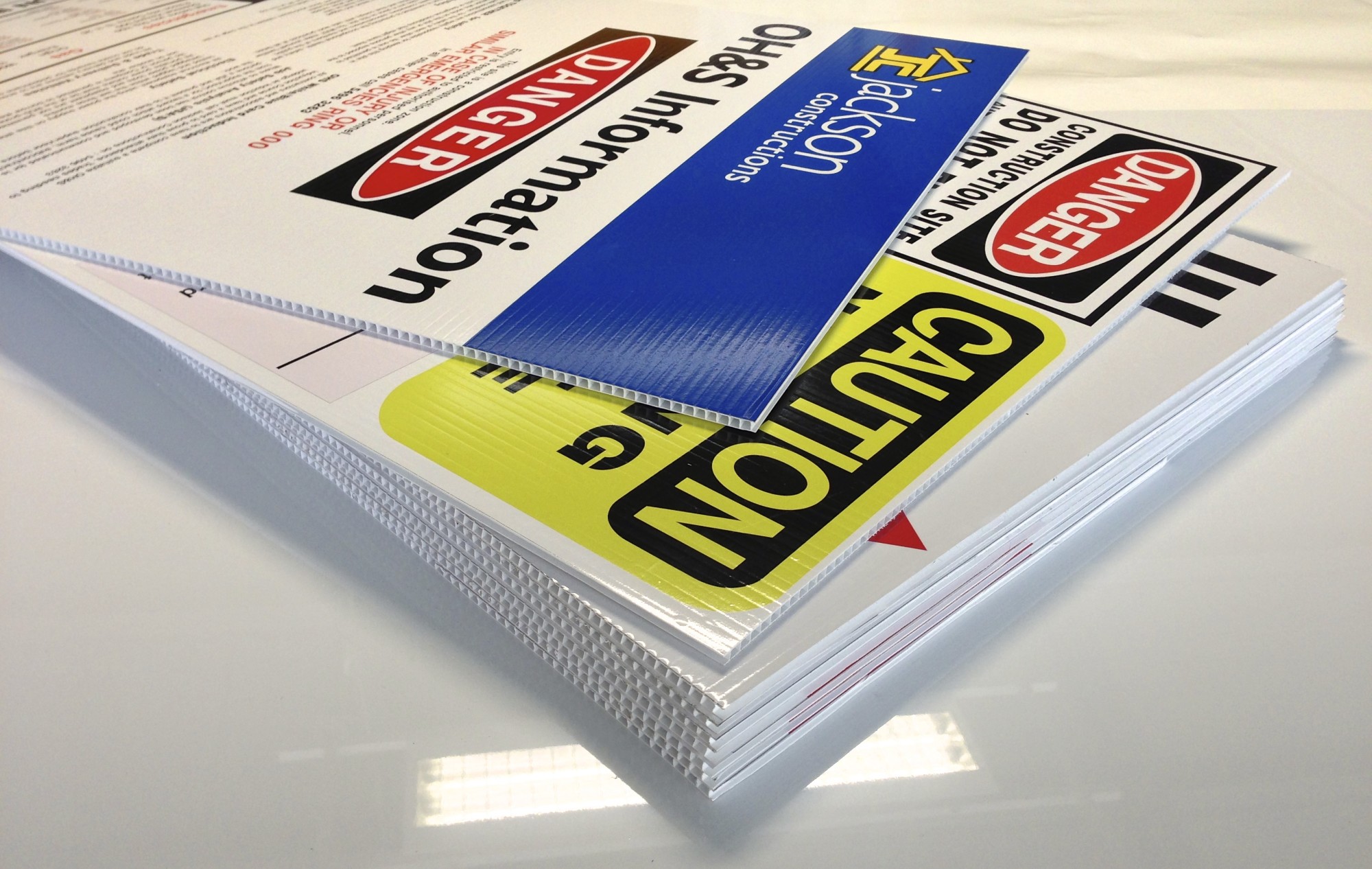 Sign and Print Creation - Correx Signs A2 l 4mm Board