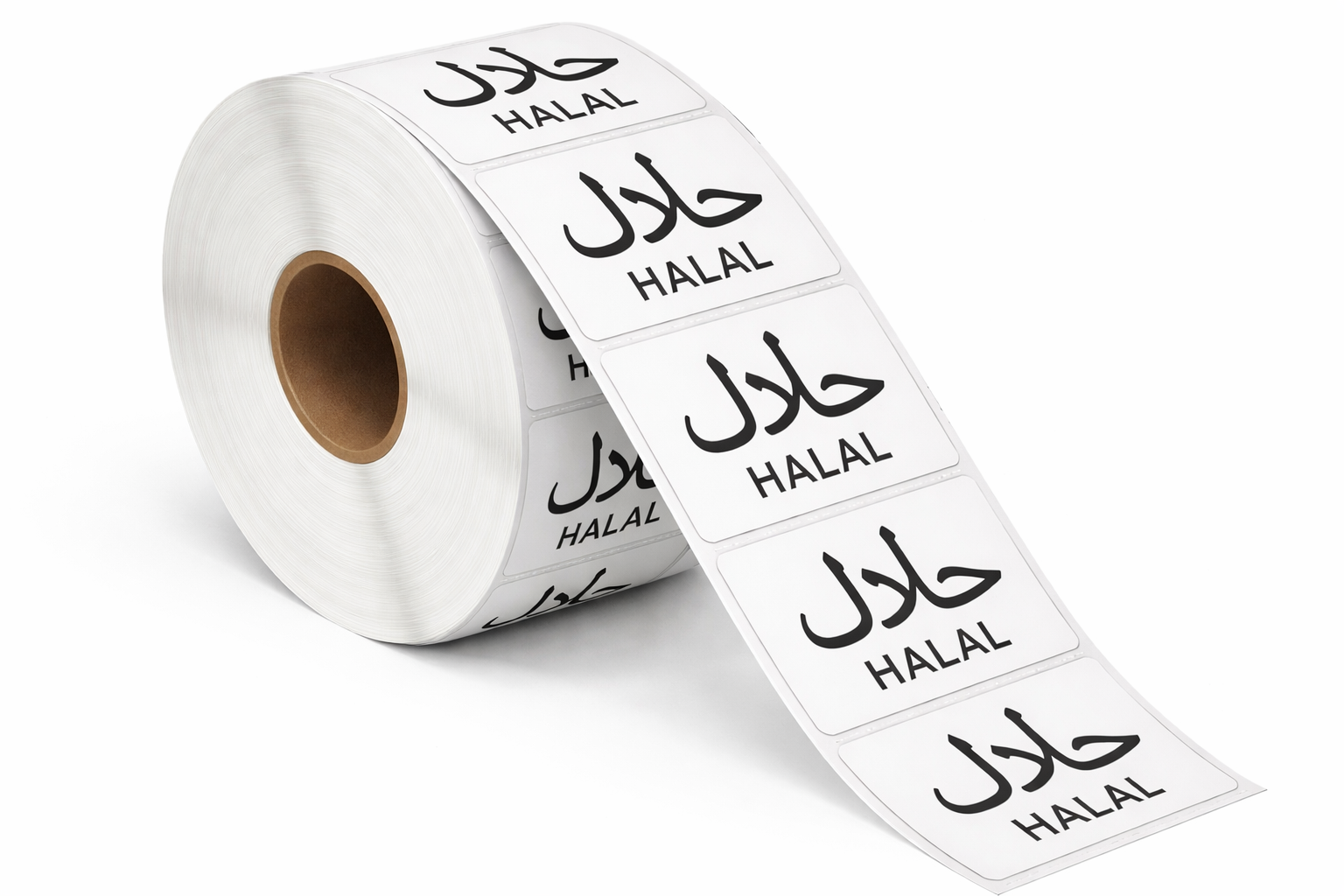 Sign and Print Creation - Halal Stickers Label Halal Roll Stickers